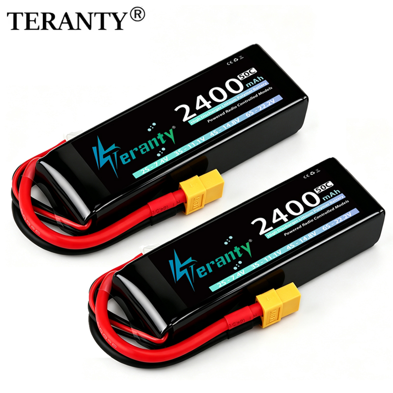 Drone Lipo Battery - TERANTY 3S 2200/2400/2600mAh リポバッテリー 11.1V 50C