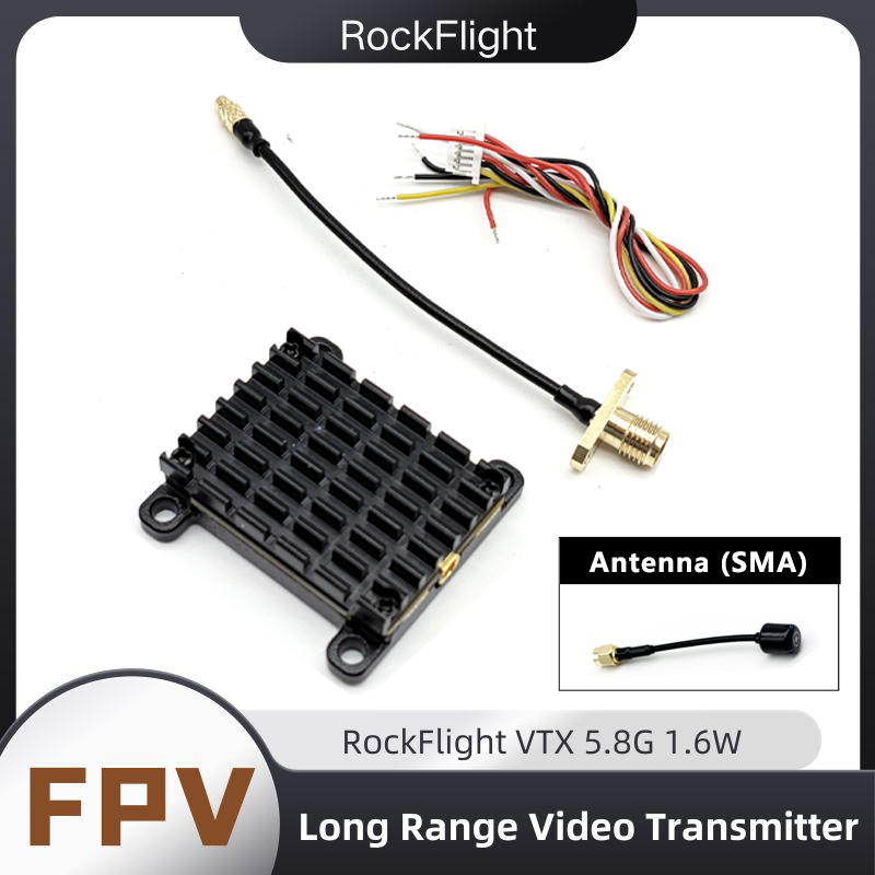 Drone Rc Controller And Receiver - RockFlight TX663 VTX 5.8G 48CH PitMode25mW/200mW/1000mW/1600mW出力