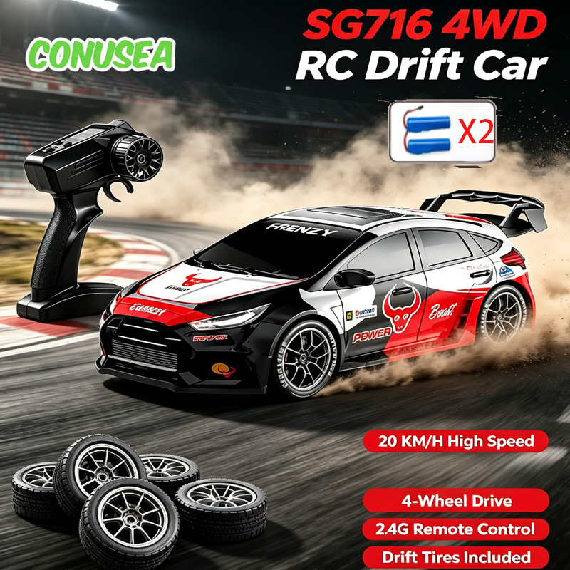 Rc Drift Car Kit - 2026NEW Rcラリードリフトカー SG716 SG718 1/24 4WD