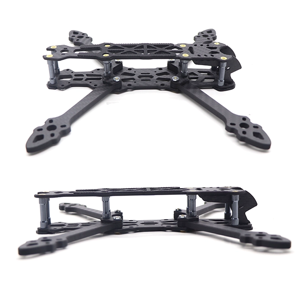 Drone Frame 5 Inch - HSKRC MAK4 MAK4HD 5インチ（225mm）、6インチ（260mm）、7インチ（295mm）カーボンファイバー製フレームキット。5mmのアームを搭載。FPVレース、フリースタイル、長距離飛行ドローン用。
