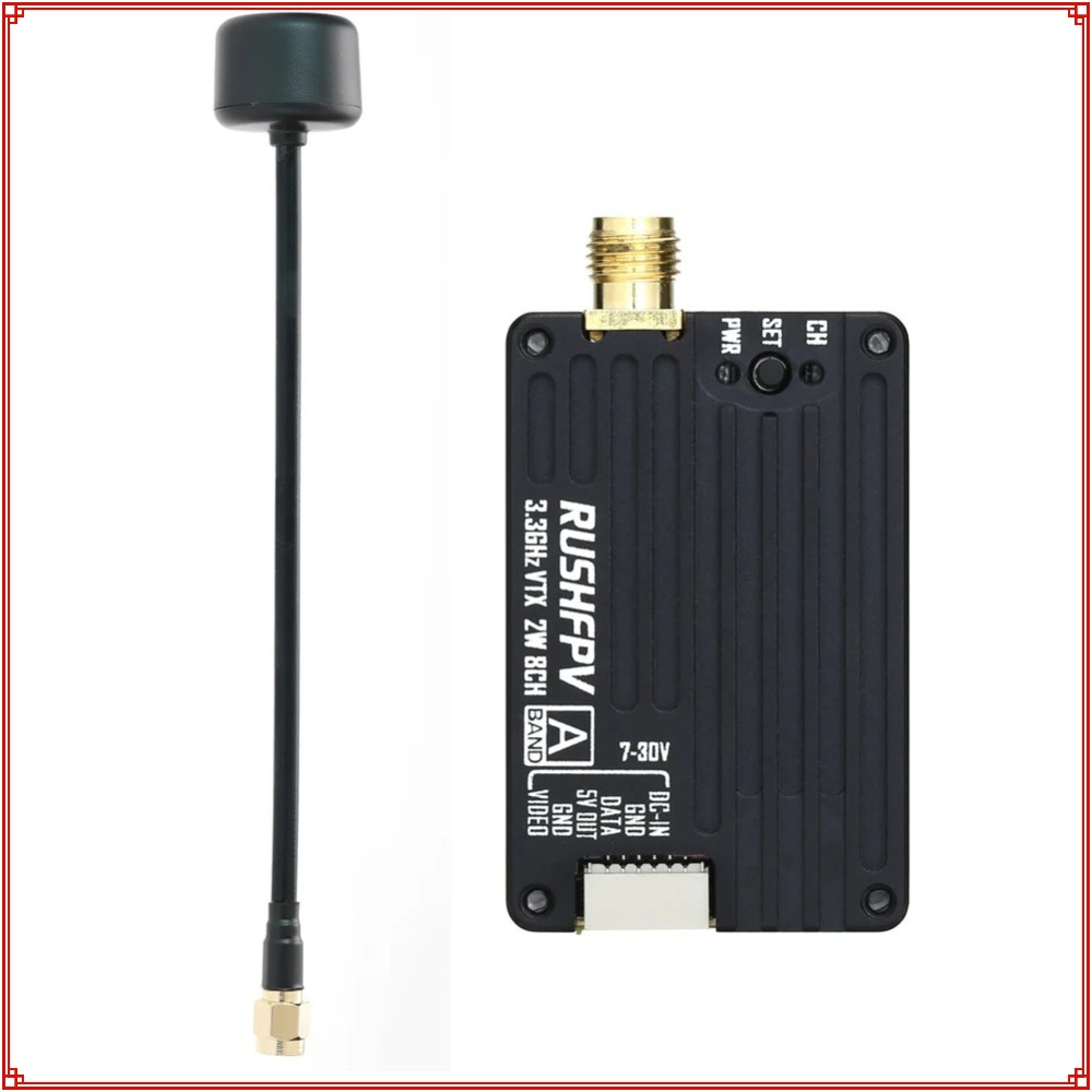 Drone Rc Controller And Receiver - 2026年新型 RUSHFPV 3.3G 2W VTX送信機 FPV送信機受信機