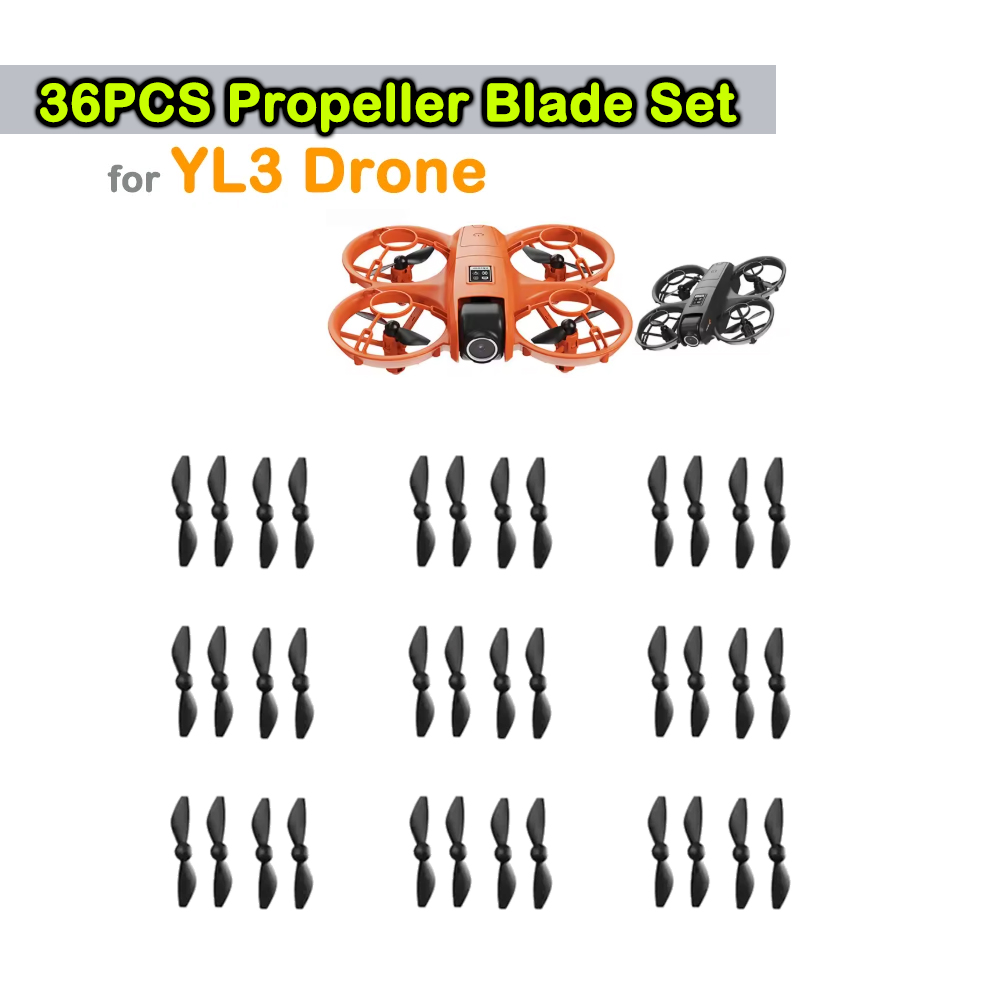 Drone Rc Yl3 - 卸売ミニドローンYL3 RC飛行機クアッドコプター交換部品 YL3プロペラブレード翼ローター部品 9セット/ロット