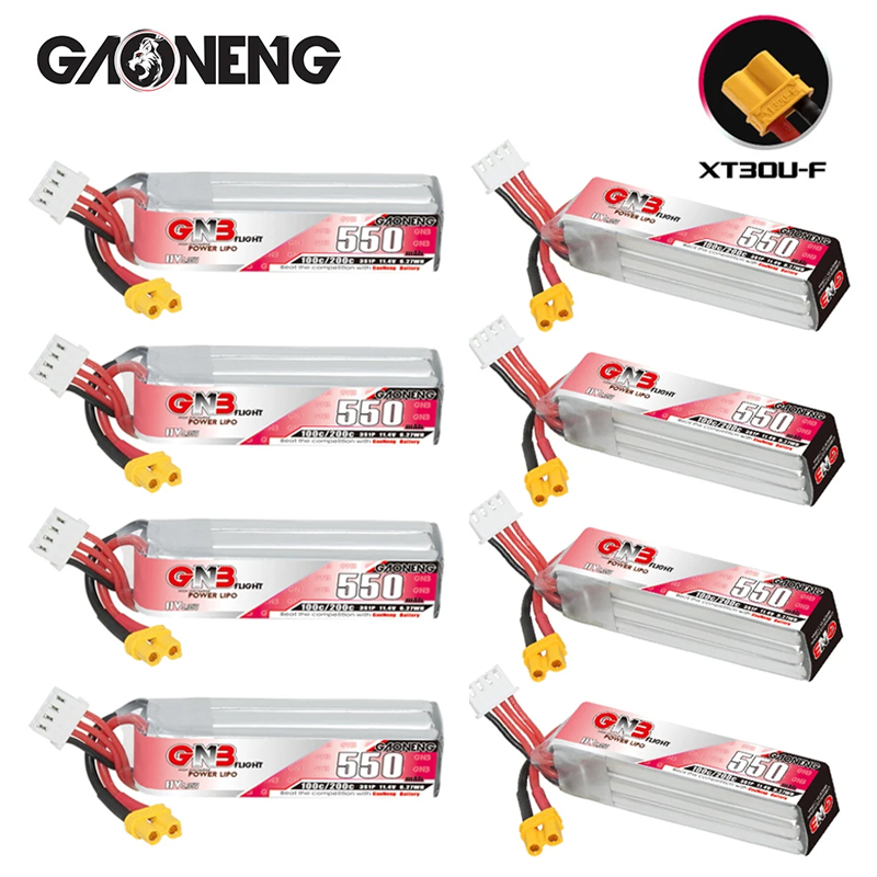 Drone Lipo Battery - GNB HV 11.4V 550mAh 100C/200C リポバッテリー