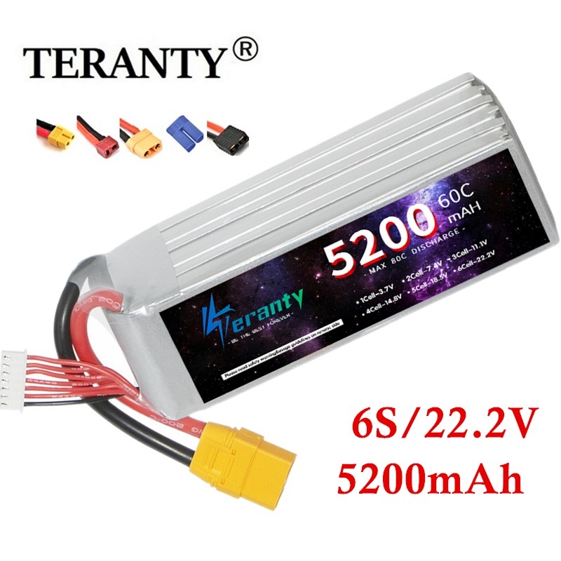 Rc Drift Car Kit - タンク、rcモデルパーツ、車、電車、バギー、ボート、60c、5200mah、ec5、xt60 t、xt90、6s、22.2v用のプラグ付きteranty-lioバッテリー