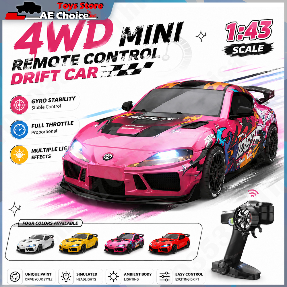 Rc Drift Car Kit - ホットセール 1/43 JXC1087X スープラ SP4301 4WD