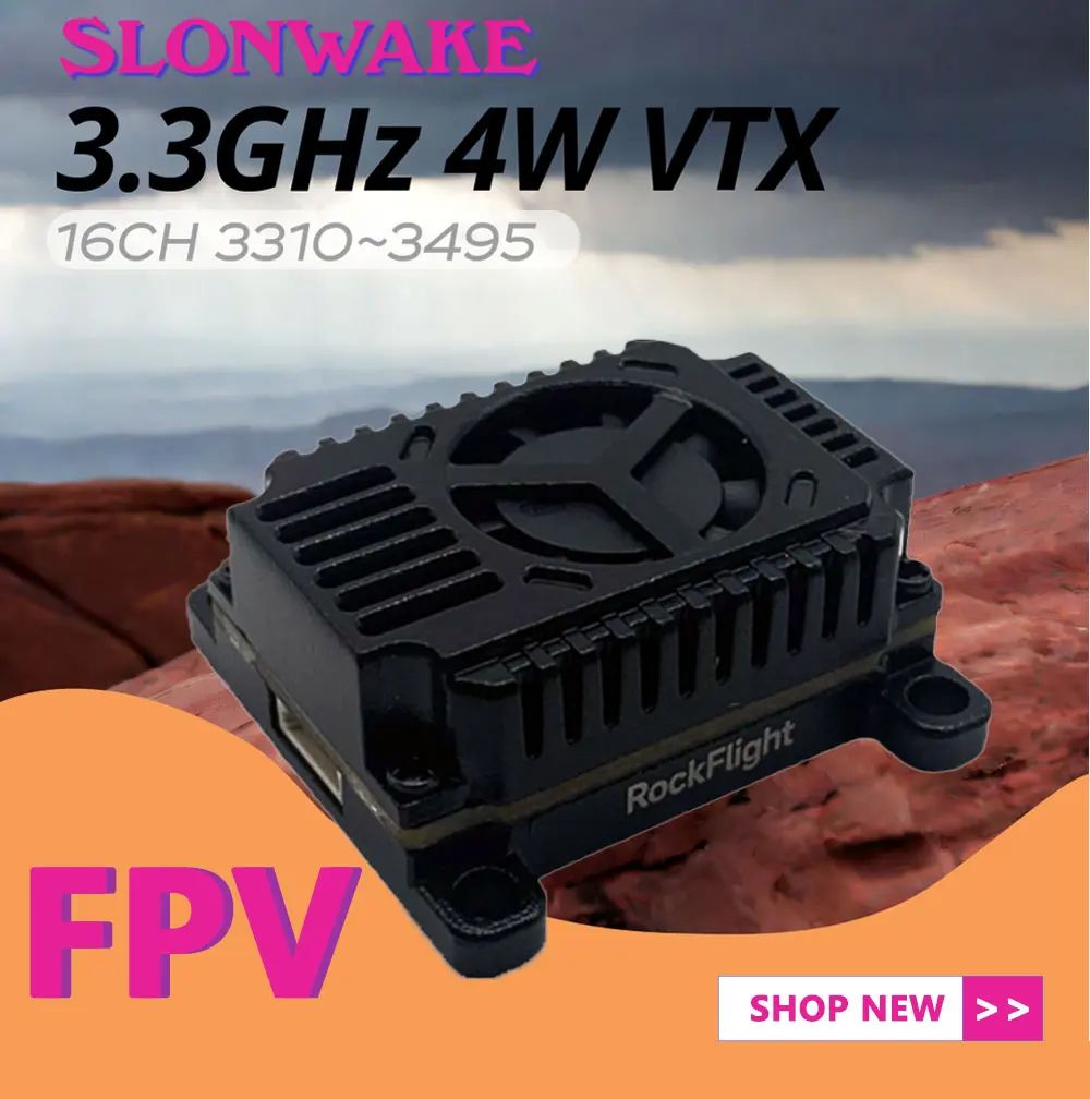 SLONWAKE FPV 3.3G 16CH 4000mW  - Drone Rc Controller And Receiver のレビューと価格