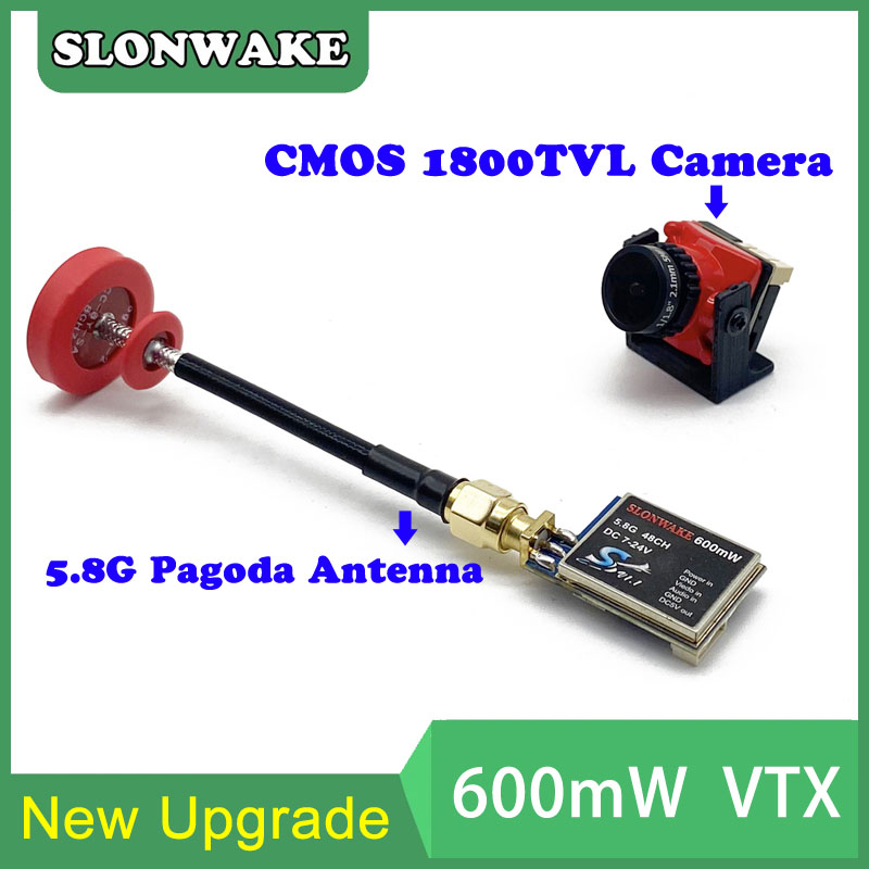 5.8 グラム 48CH 600mW 調整可能な VTX-C - Drone Rc Controller And Receiver のレビューと価格