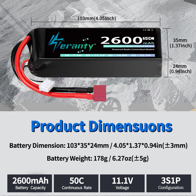 TERANTY 3S 2200/2400/2600mAh リ - Drone Lipo Battery のレビューと価格