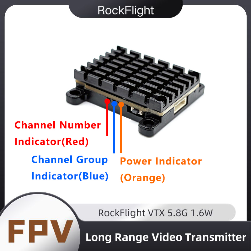 RockFlight TX663 VTX 5.8G 48CH - Drone Rc Controller And Receiver のレビューと価格