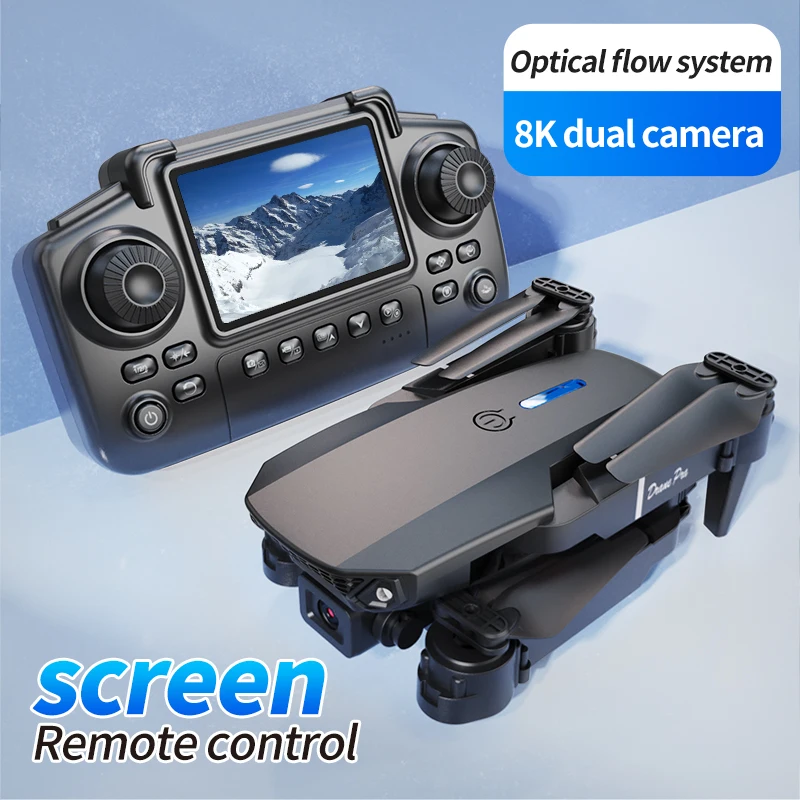 プロフェッショナルE88 PROドローン、スクリーン付き8K - Drone E88 Rc Quadcopter のレビューと価格