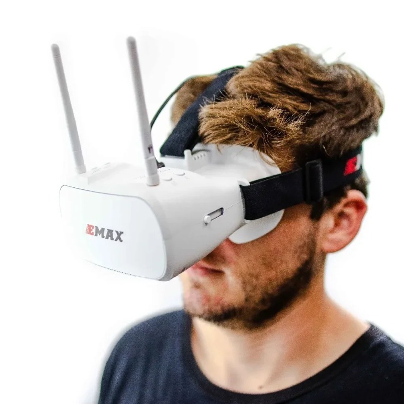 Emax 5.8G 48CH FPV ゴーグル Tinyha - Fpv Goggles Headset のレビューと価格