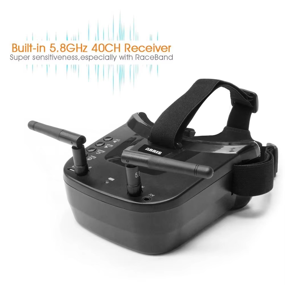 DroMa5.8G FPVゴーグル 40CH 3インチ ビデ - Fpv Goggles Headset のレビューと価格