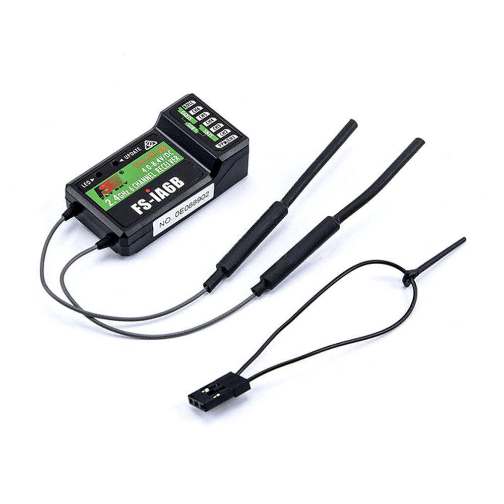 Flysky RC レシーバー FS-IA6 IA6B IA - Drone Lipo Battery のレビューと価格