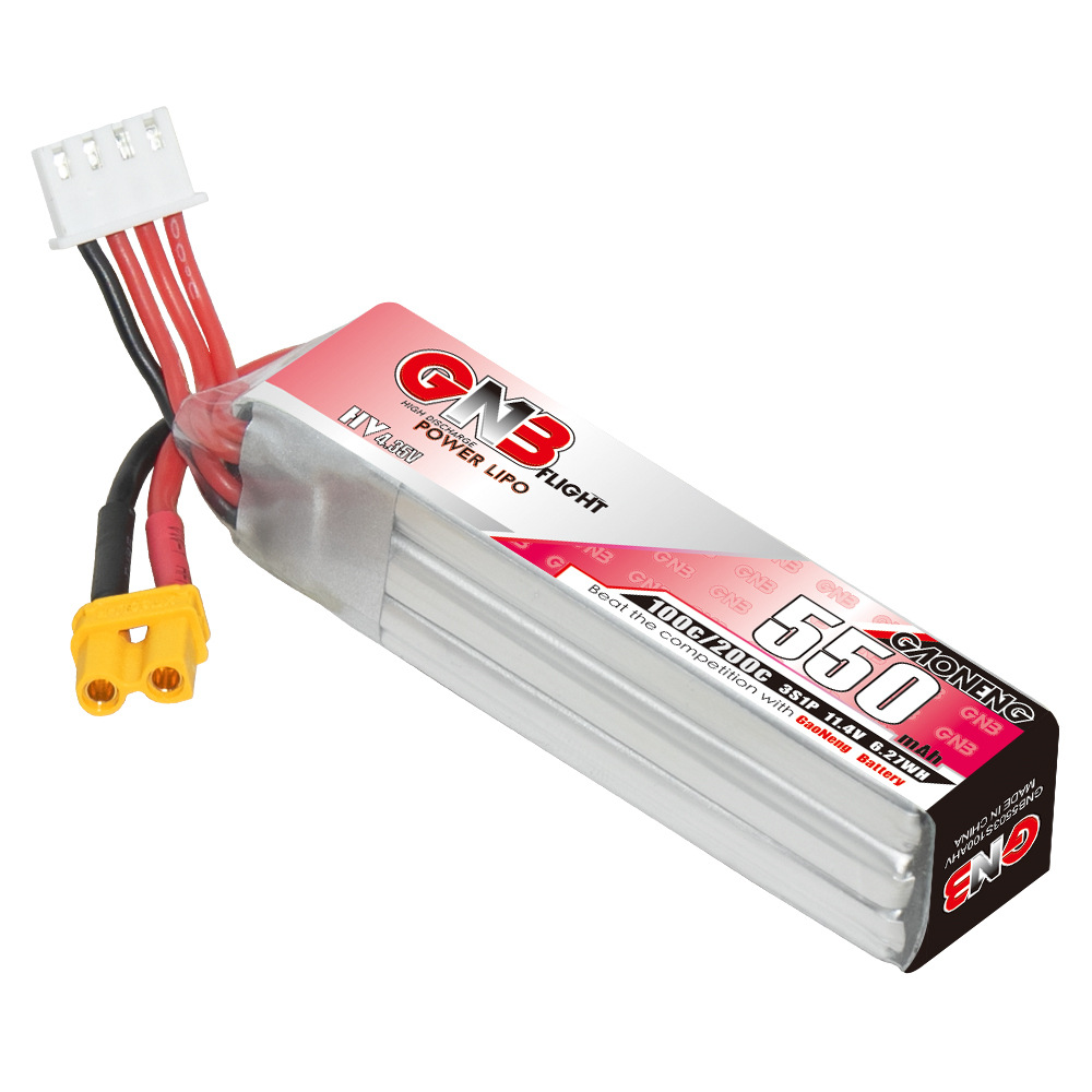 GNB HV 11.4V 550mAh 100C/200C  - Drone Lipo Battery のレビューと価格