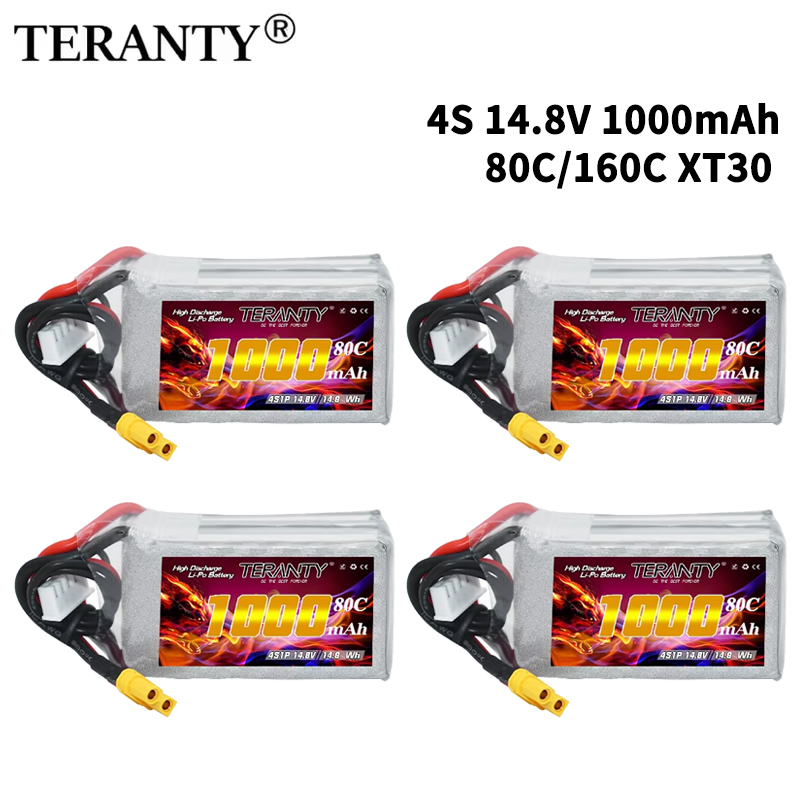 TERANTY 4S 1000mAh 14.8V 80C/1 - Drone Lipo Battery のレビューと価格