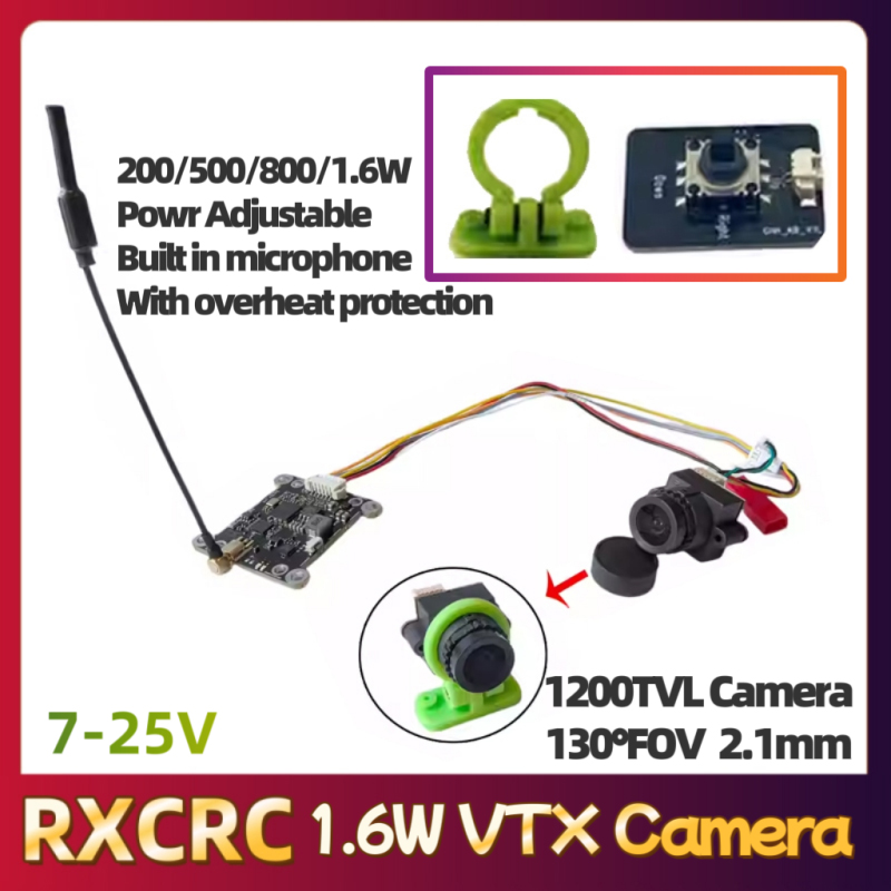 RXCRC 5.8G モジュール 48CH 1.6W VTX - Drone Rc Controller And Receiver のレビューと価格