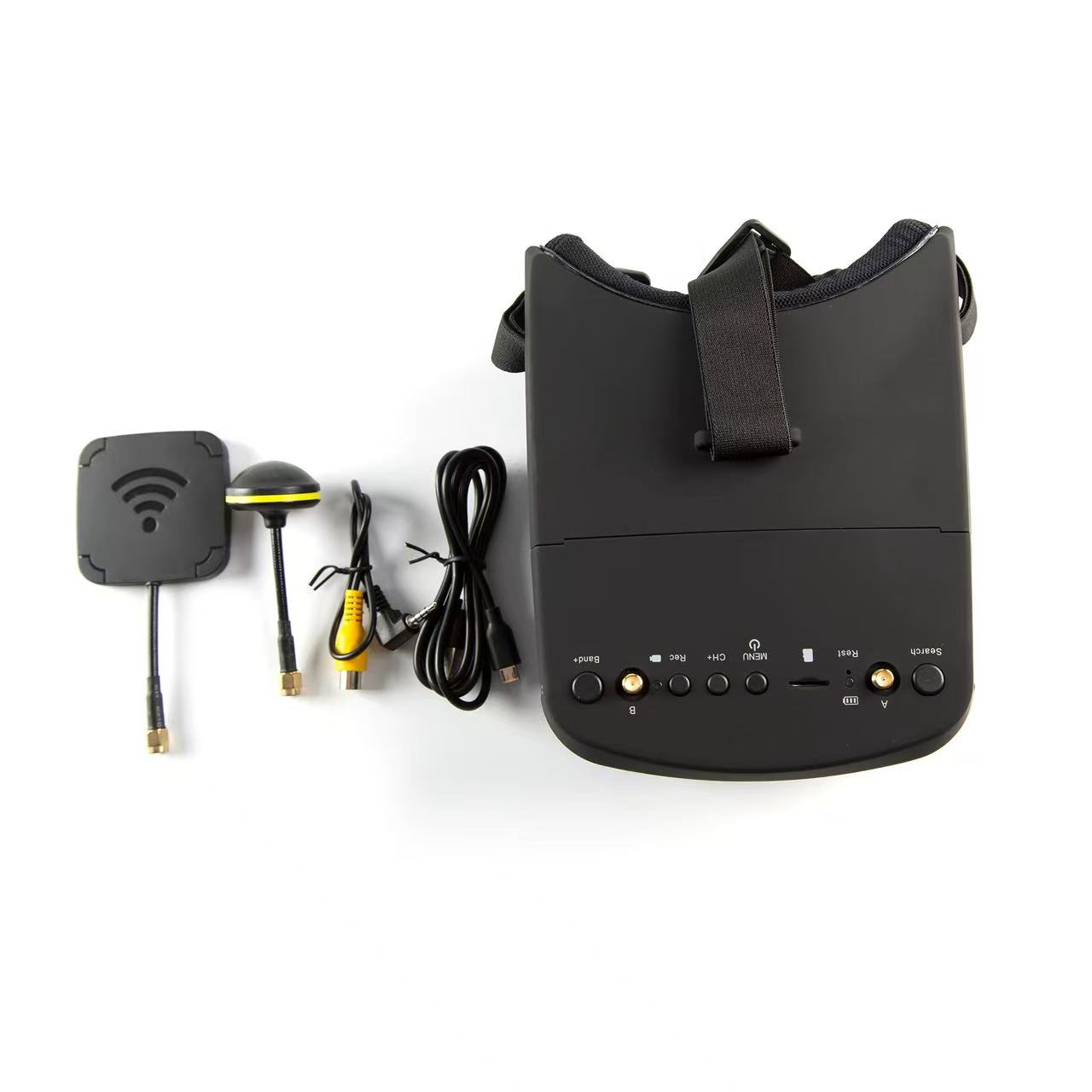 EV800D FPVゴーグル 5インチ着脱式スクリーン DV - Fpv Goggles Headset のレビューと価格
