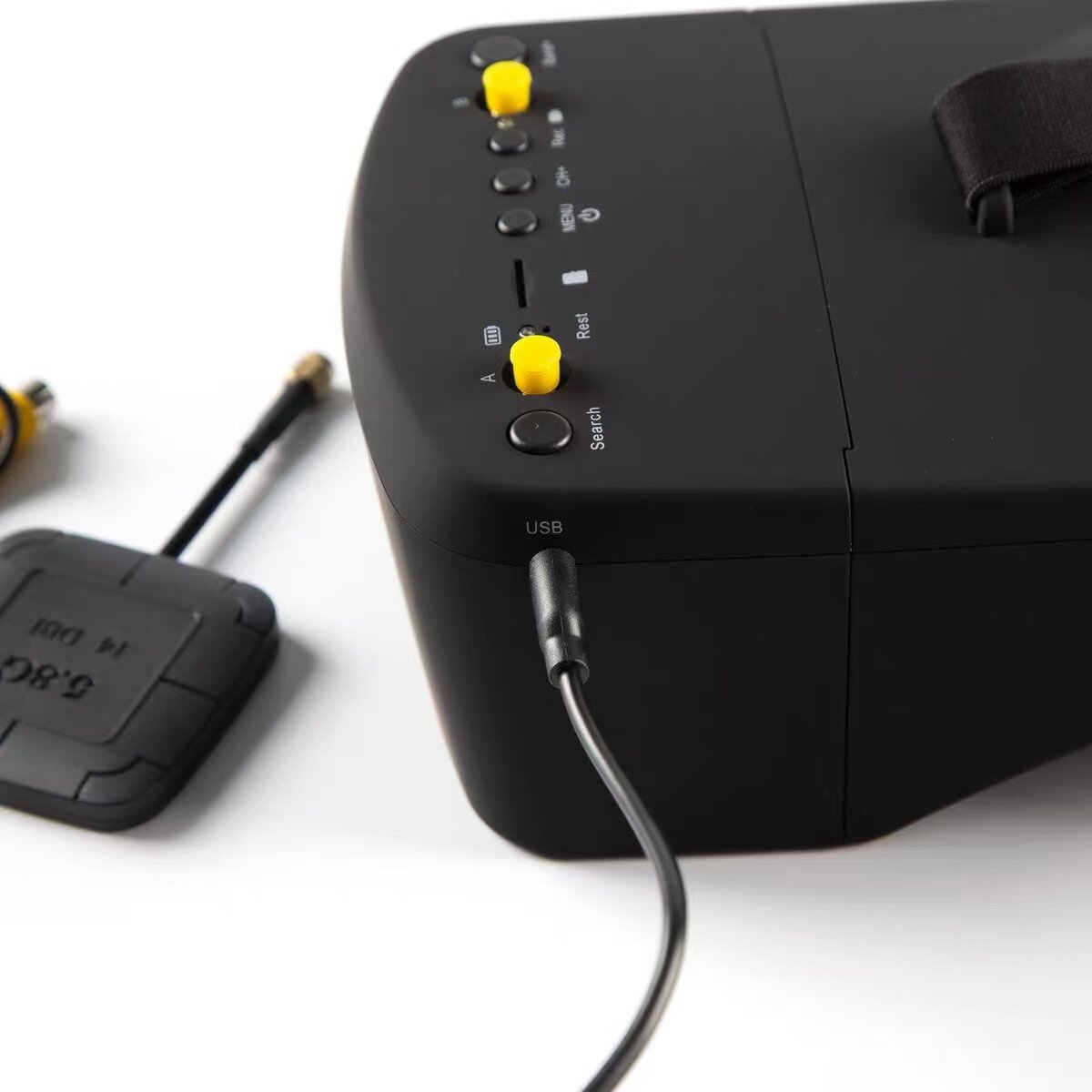 EV800D FPVゴーグル 5インチ着脱式スクリーン DV - Fpv Goggles Headset のレビューと価格