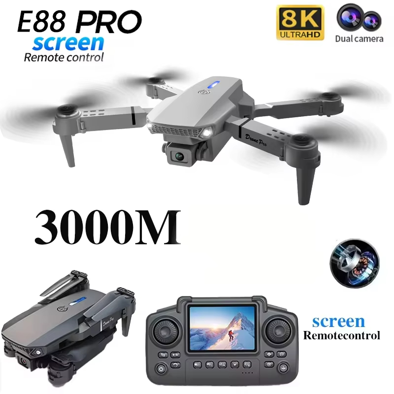 2026年新型E88ドローン 8K HDカメラ搭載 空撮 5 - Drone E88 Rc Quadcopter のレビューと価格