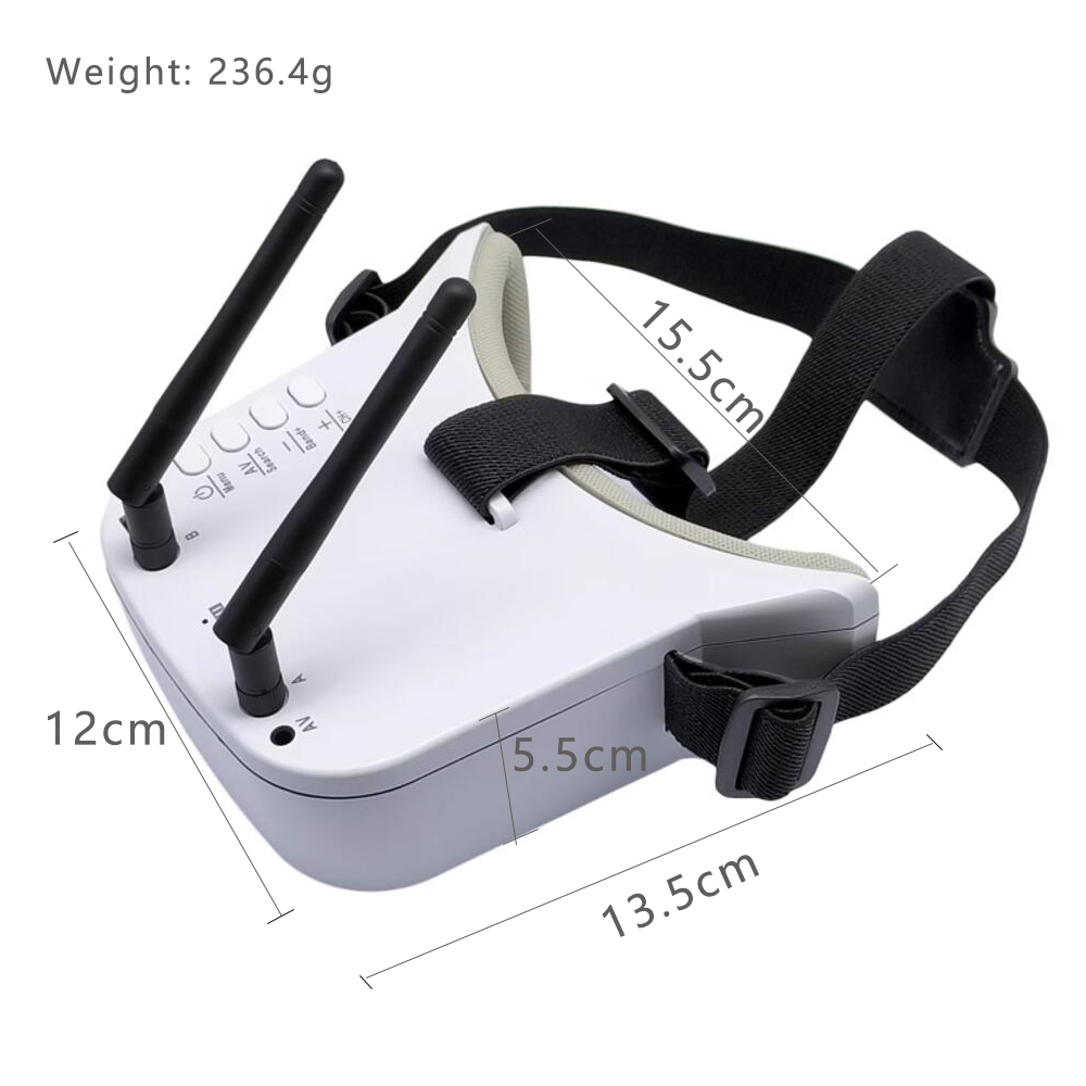 シミュレーターレーシングVRゲーム バーチャルリアリティ 5 - Fpv Goggles Headset のレビューと価格