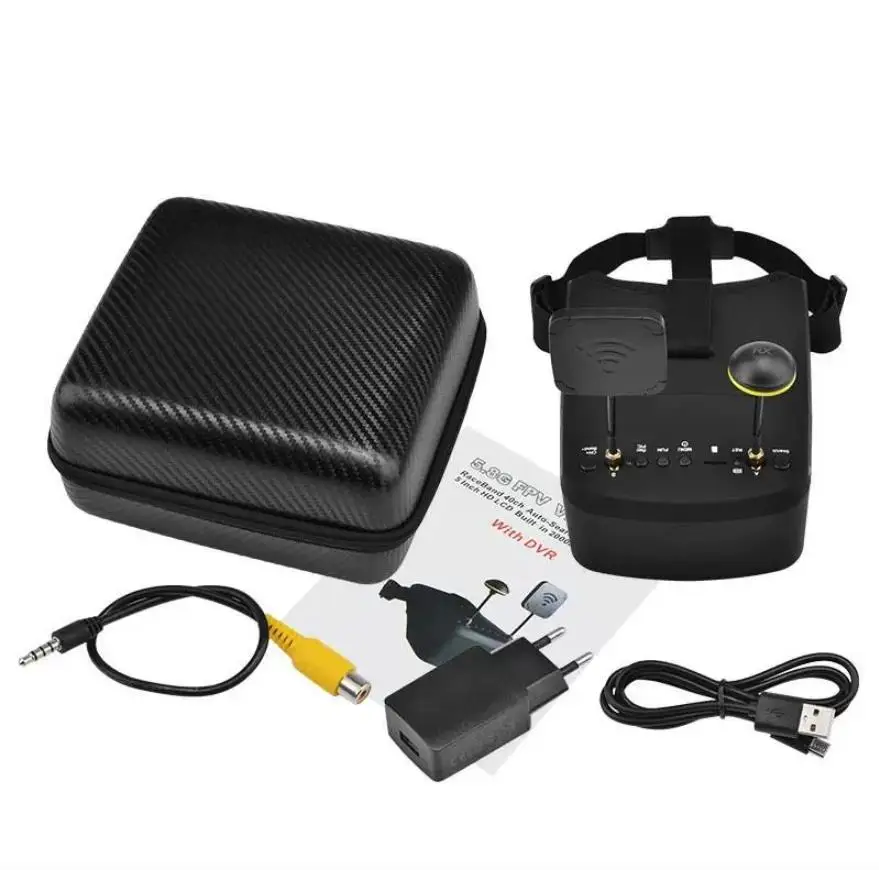 SmCp5.8G 40CH 5 インチ 800*480 ビデ - Fpv Goggles Headset のレビューと価格