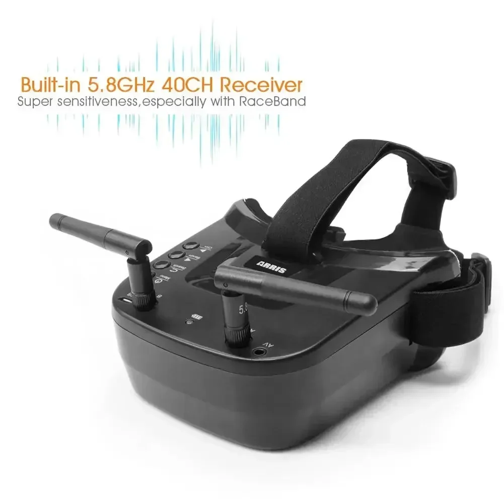 RoRuSVR009 5.8G FPVゴーグル 40CH 3 - Fpv Goggles Headset のレビューと価格