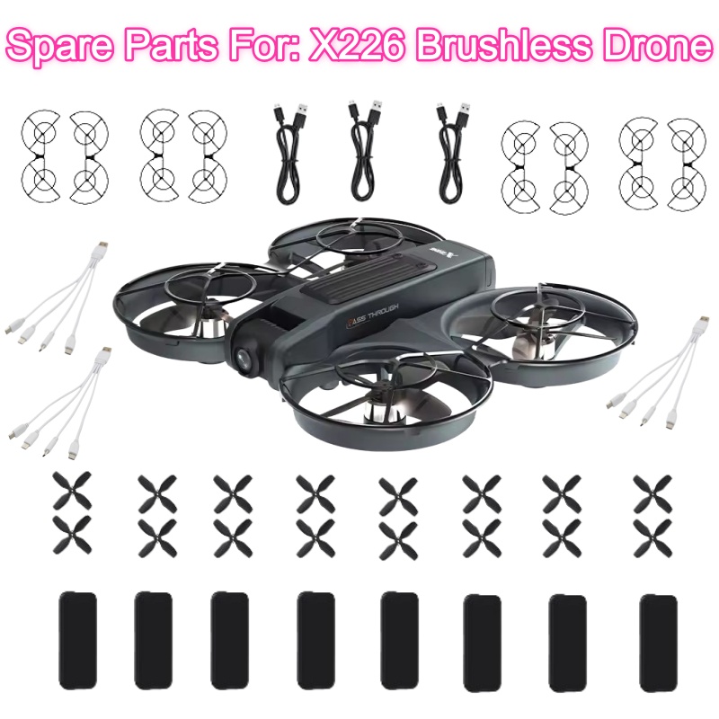 X226 ブラシレス RC ドローンリモートコントロールクワ - Drone Rc X226 のレビューと価格