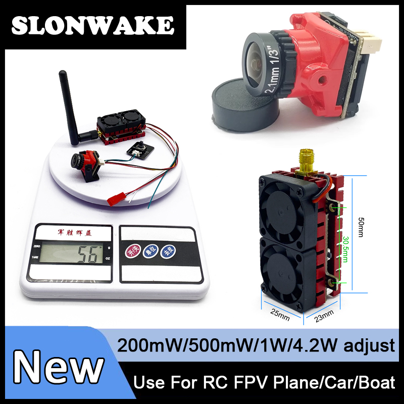 SLONWAKE 5.8G 48CH 4.2W VTX トラ - Fpv Goggles Headset のレビューと価格