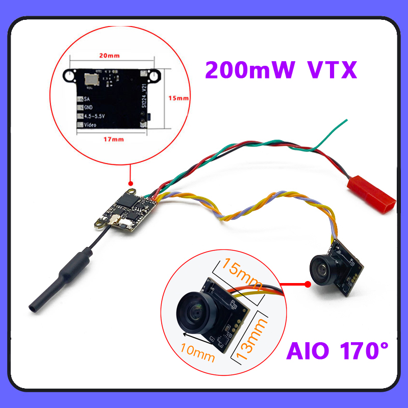SLONWAKE 5.8G 1200TVL FPV カメラ  - Drone Rc Controller And Receiver のレビューと価格