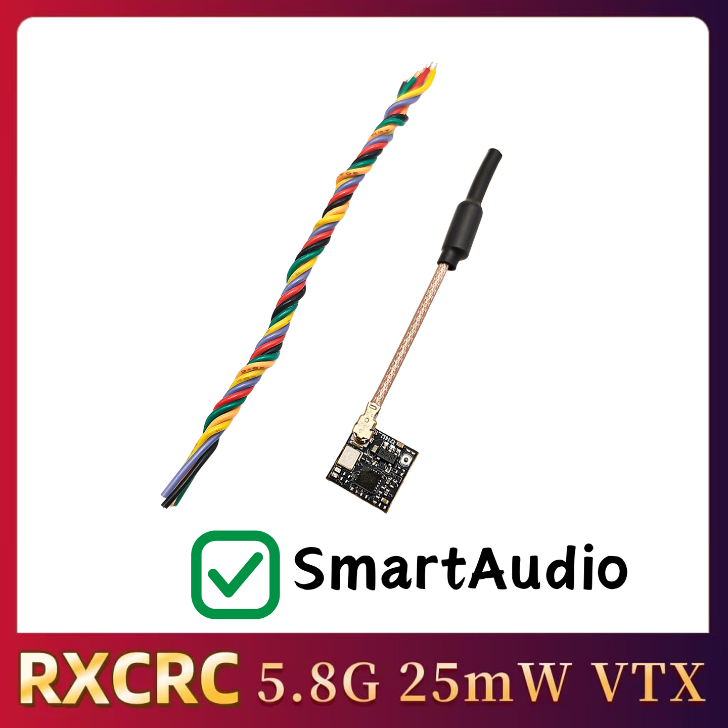 RXCRC 5.8GHz 48CH FPV 25mW アナロ - Drone Rc Controller And Receiver のレビューと価格